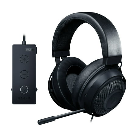 Razer - Kraken Tournament Edition Wired Stereo Gaming Over-the-Ear Headphones for PC, Mac, Xbox One, Switch, PS4, Mobile Devices - Black