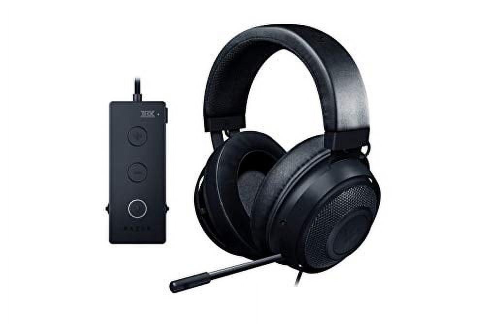 Razer Kraken Tournament Edition THX 7.1 Surround Sound Gaming Headset Retractable Noise Cancelling Mic USB DAC For PC PS4 PS5 Nintendo Switch Xbox One Xbox Series X S M Walmart