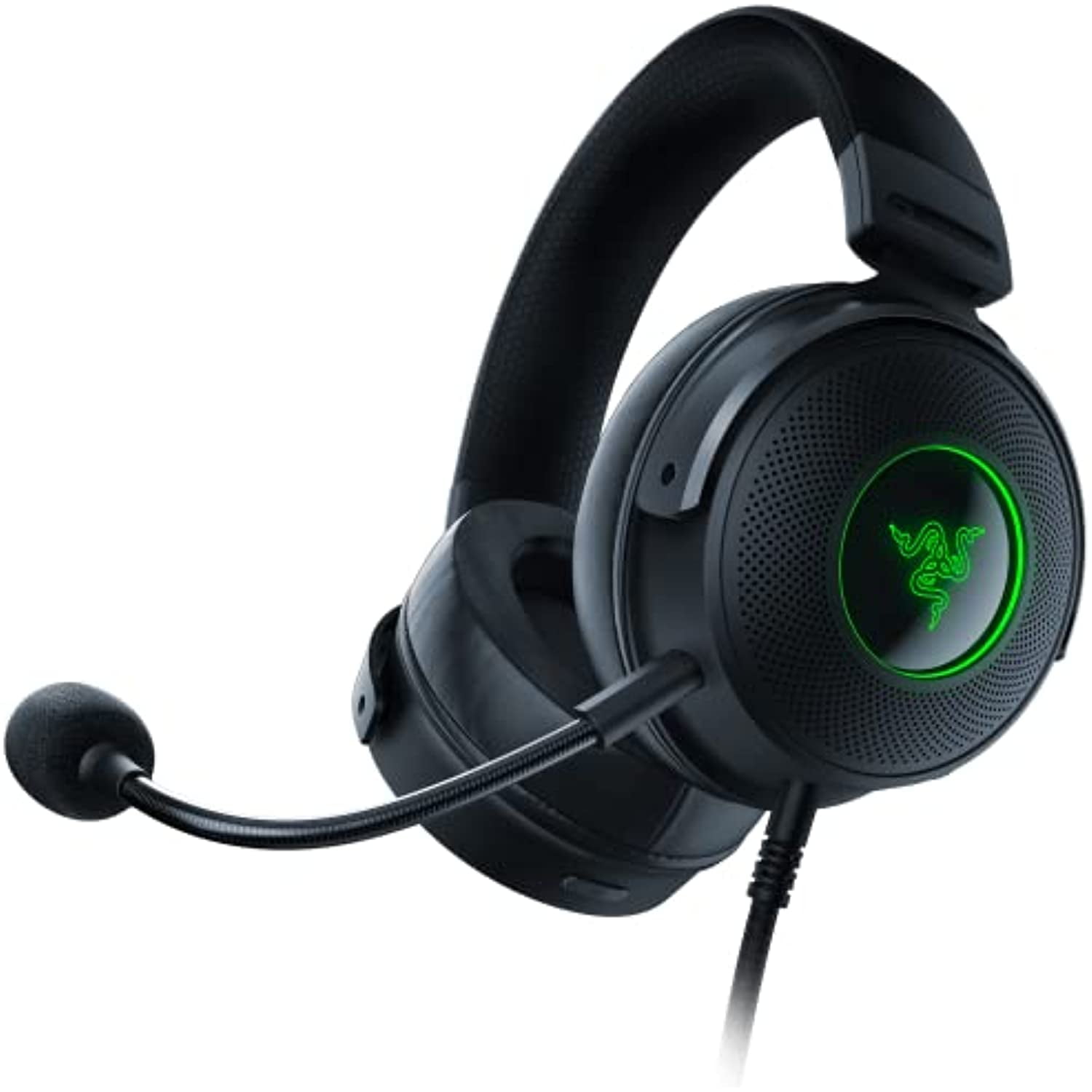  Razer Kraken Tournament Edition THX 7.1 Surround Sound Gaming  Headset: Retractable Noise Cancelling Mic - USB DAC - For PC, PS4, PS5,  Nintendo Switch, Xbox One, Xbox Series X & S