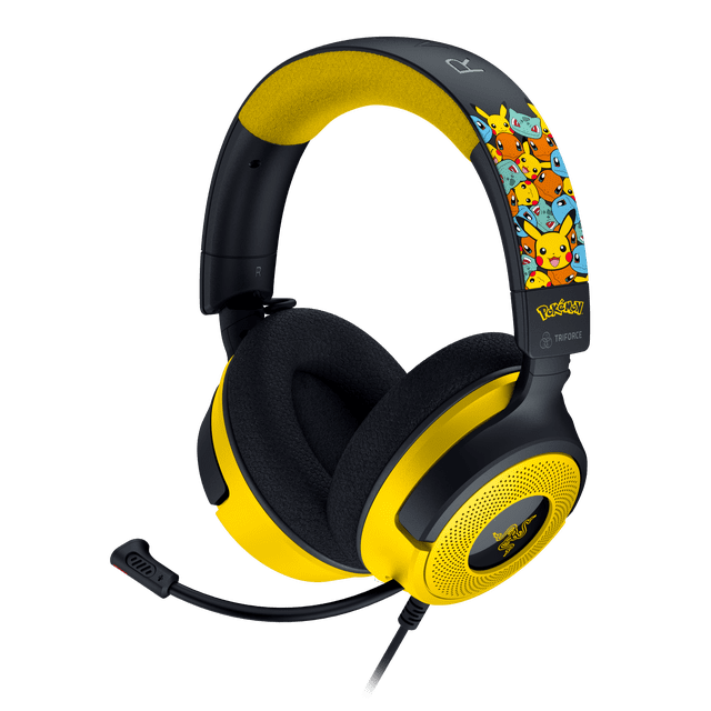 Razer Kraken V4 X USB Wired Gaming Headset, Pokémon Kanto Starters Edition