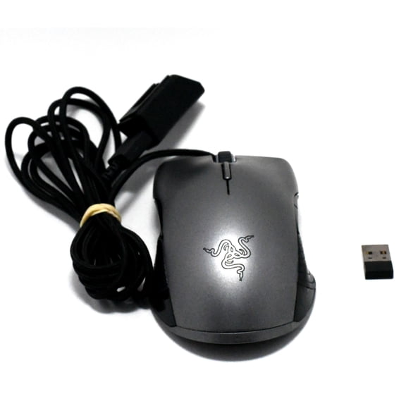 Pre-Owned Razer Lancehead - Wireless Gaming Mouse: 16, 000 DPI Laser Sensor - Chroma RGB Lighting - 8 Programmable Buttons - Mechanical Switches
