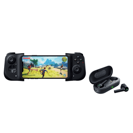 Razer Mobile Gaming Bundle - Includes Kishi for iPhone and Hammerhead True Wireless Headphones