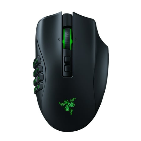 Razer - Naga Pro Wireless Optical with Interchangeable Side Plates in  2, 6, 12 Button Configurations Gaming Mouse - Black