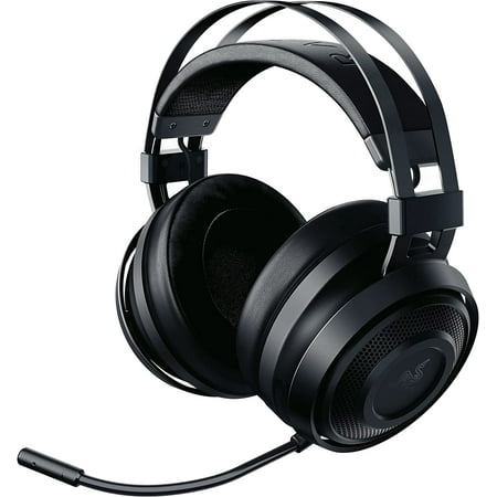 Razer - Nari Essential Wireless THX Spatial Audio Gaming Headset for PC and PlayStation 4 - Black
