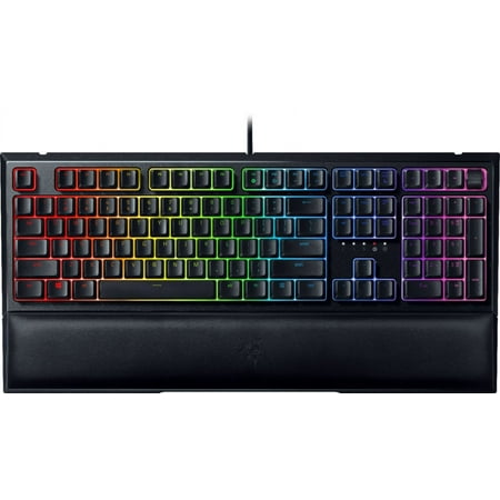 Razer - Ornata V2 Full-size Wired Mecha-Membrane Gaming Keyboard with Chroma RGB Backlighting - Black