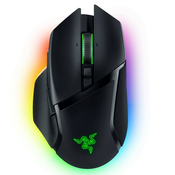 Open Box Razer RZ01-04620100-R3U1 Basilisk V3 Pro Customizable Wireless Gaming Mouse with HyperScroll Tilt Wheel - Black