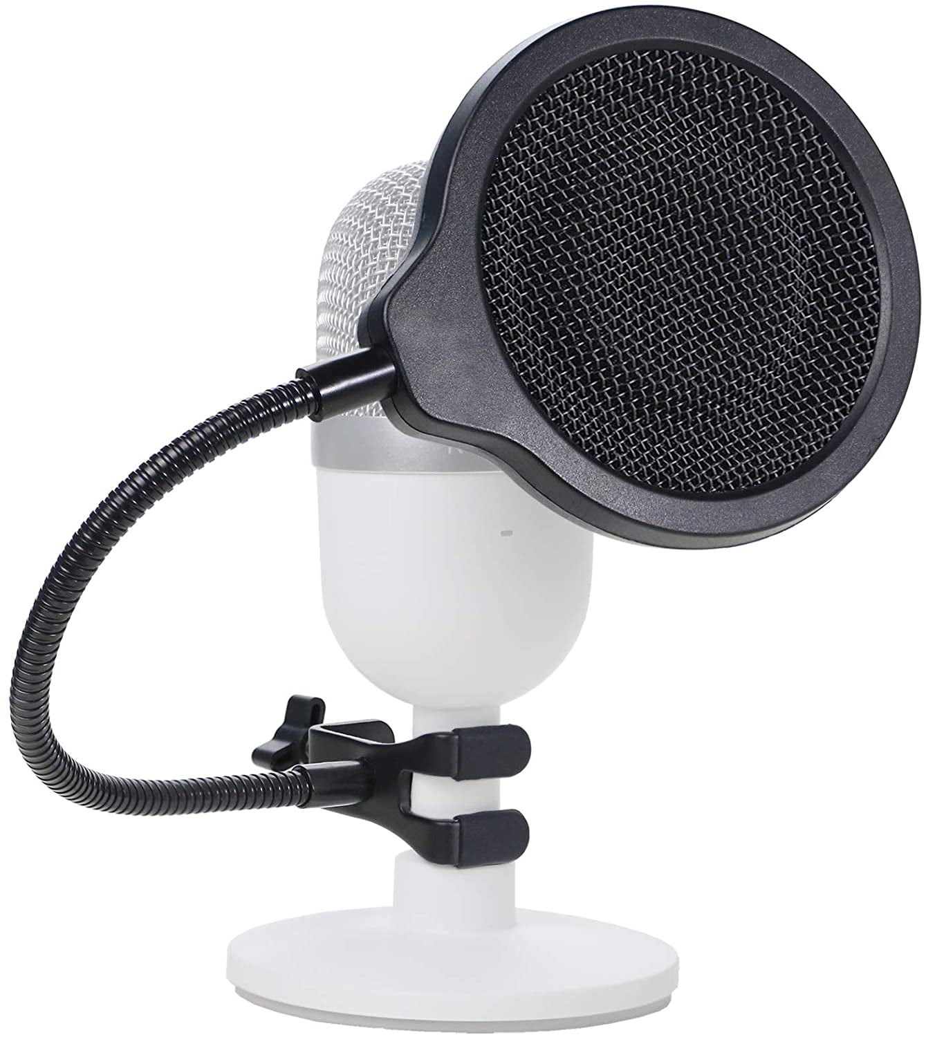 YOUSHARES QuadCast Mic Pop Filter - Microphone Windscreen Mask Shield  Compatible with HyperX QuadCast S USB Gaming Microphone