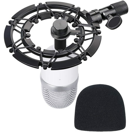 Razer Seiren Mini Shock Mount and Pop Filter Matching Mic Boom Arm Stand, Compatible for Razer Seiren Mini Microphone by SUNMON