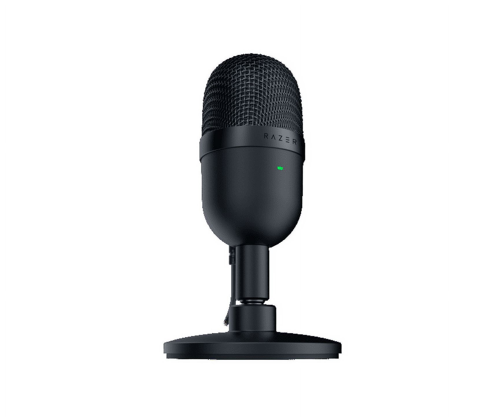 Razer Seiren Mini USB Ultra Compact Condenser Microphone for Streaming and Gaming on PC, Black - image 1 of 3