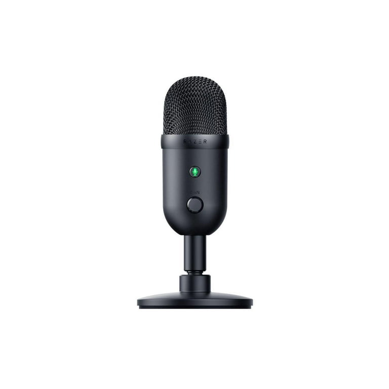 Razer Seiren V2 X USB Condenser Microphone for Streaming and Gaming on PC:  Supercardioid Pickup Pattern - Integrated Digital Limiter - Mic Monitoring  and Gain Control - Built-in Shock Absorber 