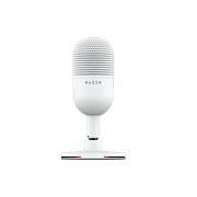 Razer Seiren V3 Mini Ultra-Compact USB Microphone, Tap to Mute, White