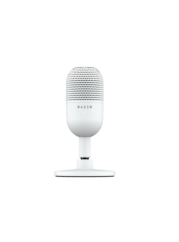 Razer Seiren V3 Mini Ultra-Compact USB Microphone, Tap to Mute, White Edition