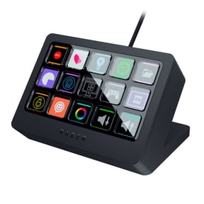 Razer Stream Controller X - All-in-One Keypad for Streaming and Content Creation, 15 Buttons, Black