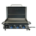 thumbnail image 1 of Razor 34.5" Triple Burner Portable Tabletop Outdoor Griddle for Backyard Cooking & Camping, 1 of 12