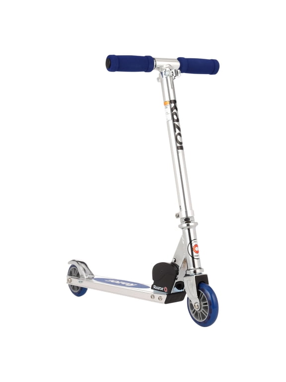 A Kick Scooter for Kids - Blue, Lightweight, Foldable, Aluminum Frame, for Child Ages 5+