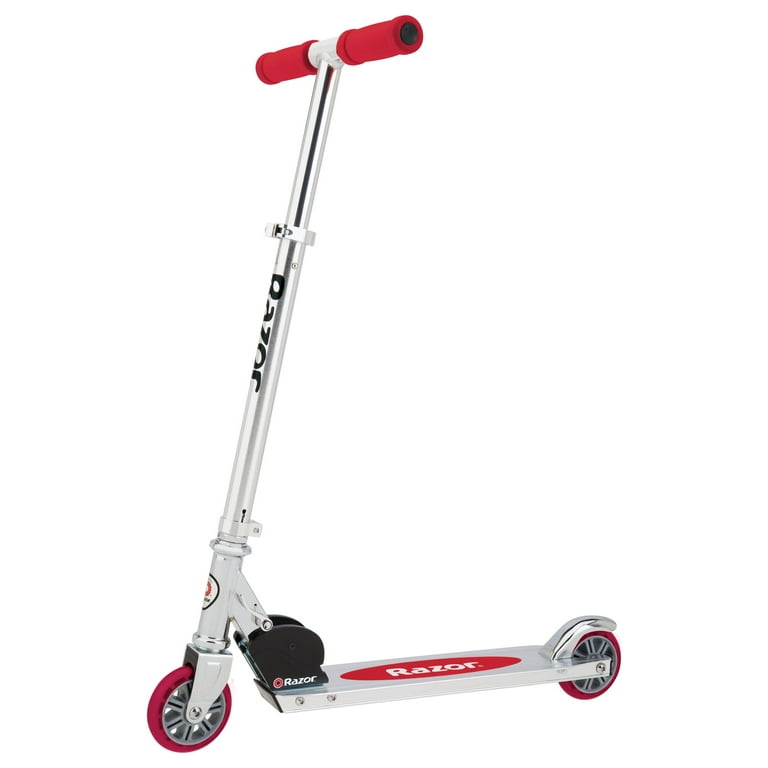 Razor A Kick Scooter for Kids - Red, Lightweight, Foldable