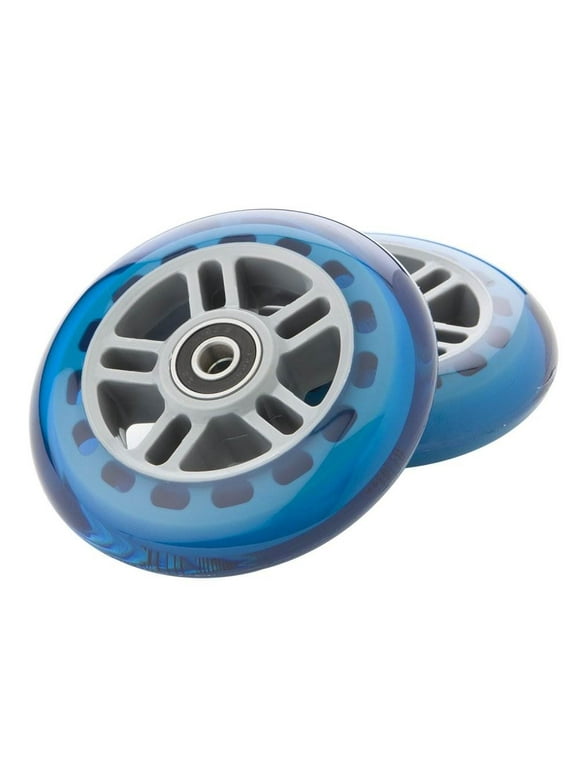 Razor A Scooter Urethane 98mm Wheels w/ Bearings - Blue | 134932-BL (Set of 2)