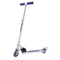 thumbnail image 1 of Razor A2 Kick Scooter – Purple, Wheelie Bar, Foldable, Lightweight, for Child Ages 5+, 1 of 9