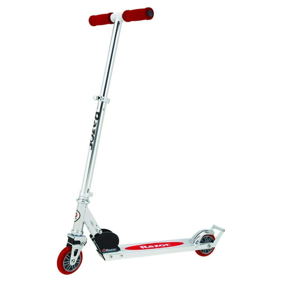Razor A2 Kick Scooter for Kids - Wheelie Bar, Front Suspension, Lightweight, Foldable, Aluminum Frame and Adjustable Handlebars