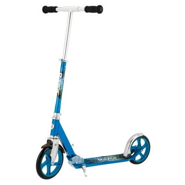 Razor A5 Lux Kick Scooter - Blue, Large 8" Wheels, Foldable, Lightweight for Child, Teen, and Adult