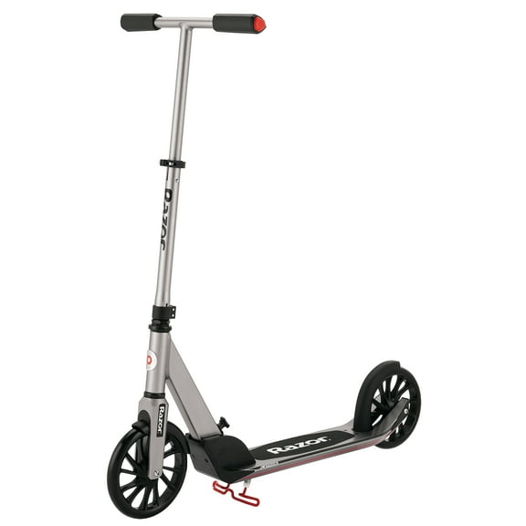 Razor A5 Prime Kick Scooter, 8" Spoked Urethane Wheels, Anodized Aluminum, Anti-Rattle Folding Scooter