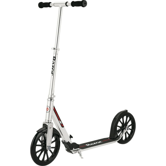 Razor A6 Kick Scooter - 10" Wheels, Anodized Aluminum, Foldable, Lightweight, for Teen & Adult