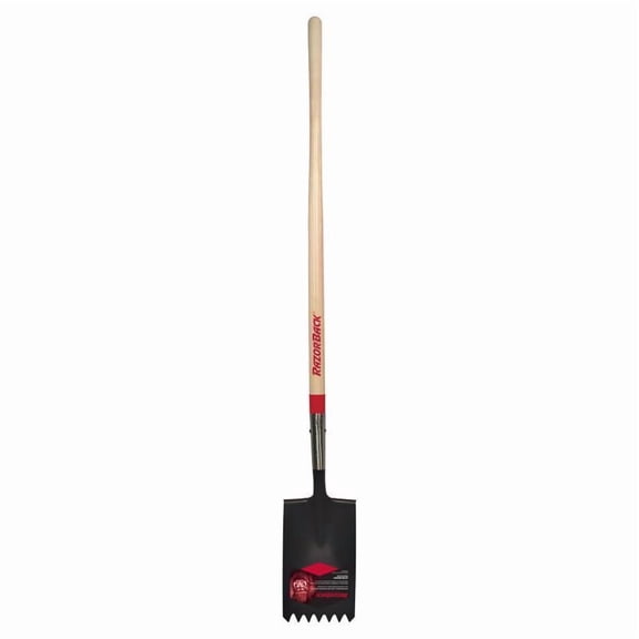 Razor-Back 60.25 in. Notched Roof Shovel