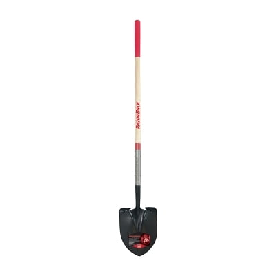 Razor-Back 60.25 in. Steel Round Digging Shovel Wood Handle