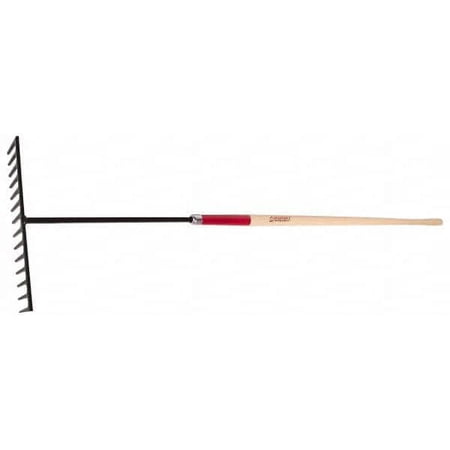 Razor-Back Asphalt Rake with 78" Wood Handle 17" Blade with 4" Tines