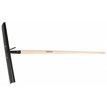 Razor-Back Concrete Rake, 20" Blade Width, with 60" Wood Handle