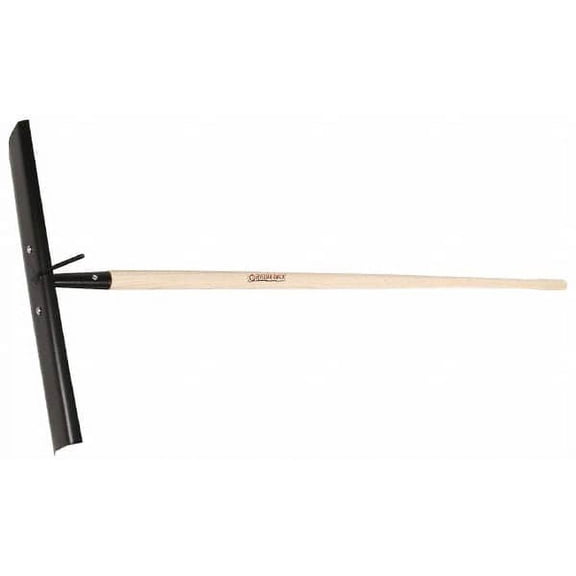 Razor-Back Concrete Rake, 20" Blade Width, with 60" Wood Handle