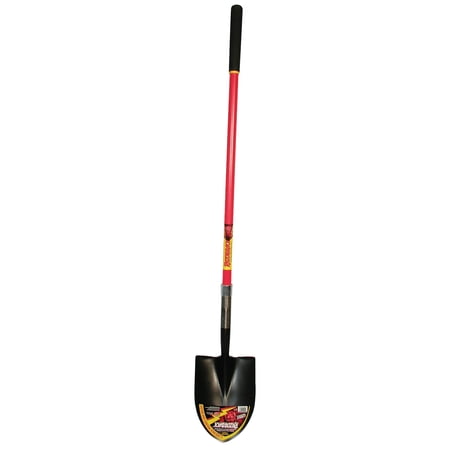 Union Tools Razor-Back Round Point Shovels, 11.5 X 9 Blade, 48in Fiberglass Straight Handle