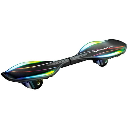 product image of Razor Black Label RipStik Ripster Light Up–Two Wheel Caster Board with Multi-Color LED Lights, Compact and Lightweight, for Kids and Teens