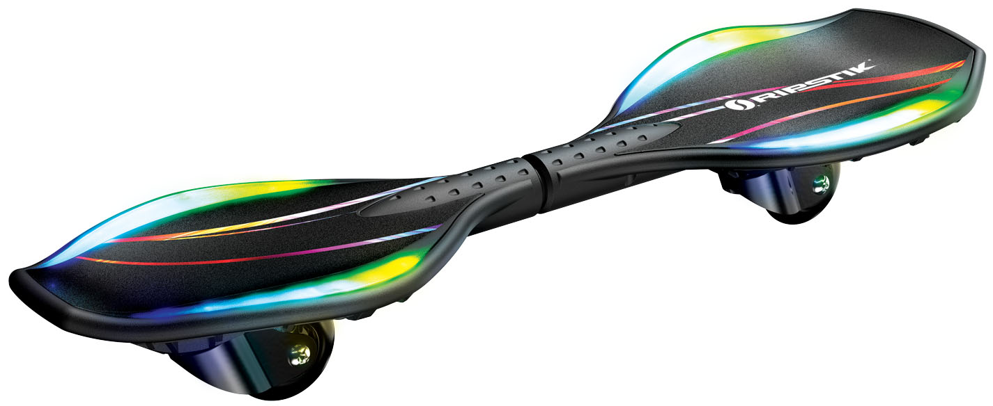 Razor Black Label RipStik Ripster Light Up–Two Wheel Caster Board with Multi-Color LED Lights, Compact and Lightweight, for Kids and Teens - image 1 of 12