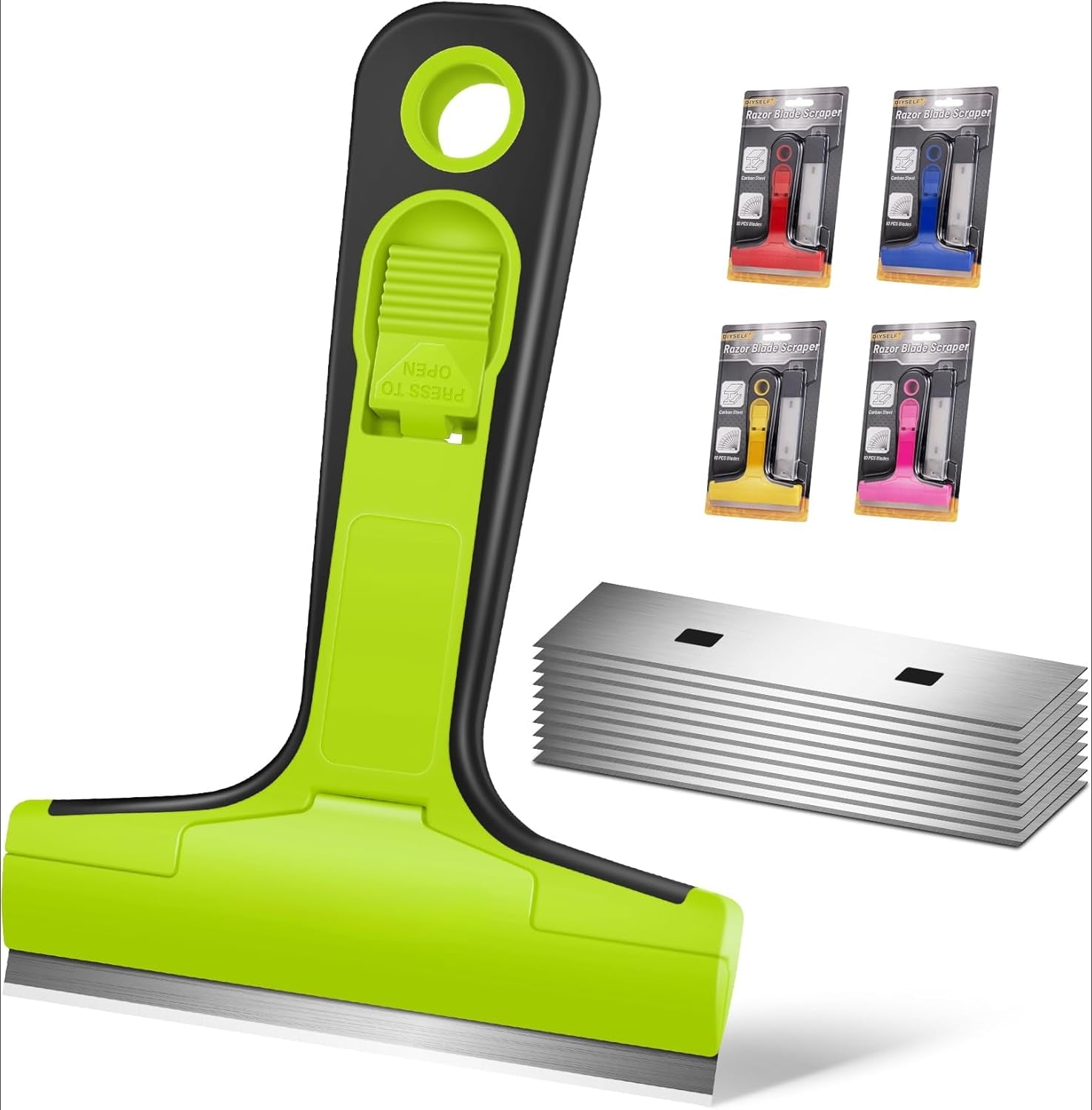 Razor Blade Scraper, Razor Scraper for Cleaning Stove Top, Cooktop ...