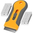 Razor Blade Scraper Tool with 15pcs Extra Blades, MultiSurface Glass
