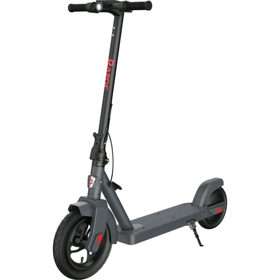 Razor C25 Commuting Folding Electric Scooter for Adults up to 220 lbs., up to 18 mph and 18-mile Range, Large Pneumatic Tires and Durable Frame, 250W Hub Motor Rear-Wheel Drive, 36V Lithium-Ion Batter