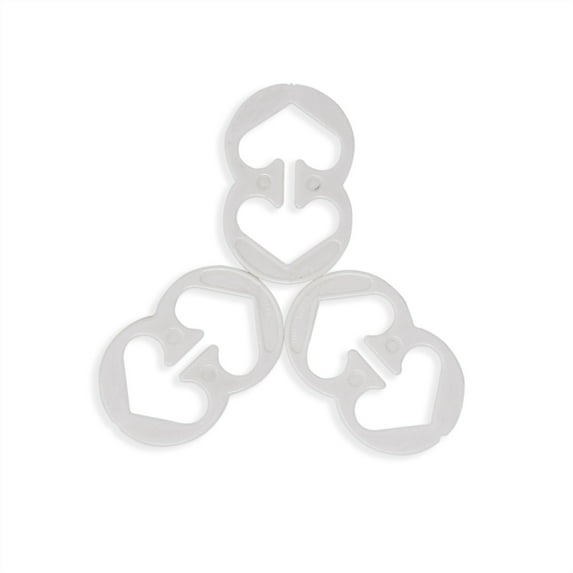 Razor Clips Bra Strap Clips Made in the USA Racer Back Conceal Straps (White)