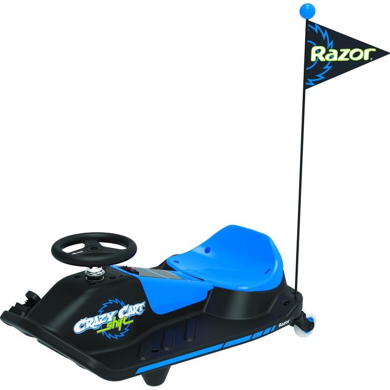 Razor Crazy Cart Shift 12V Electric Drifting Go Kart for Kids New High Low Speed Switch and Simplified Drifting System