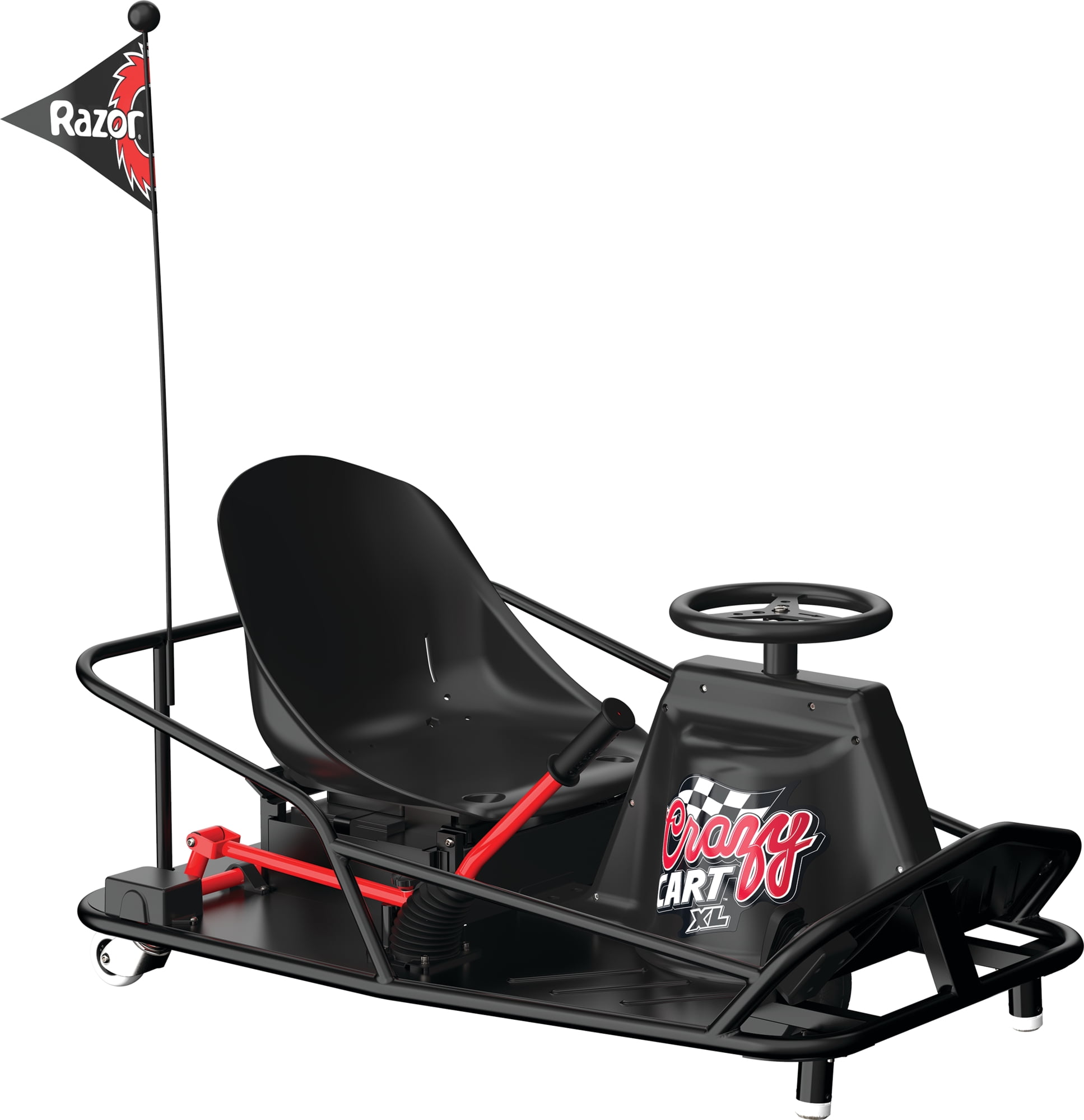 Razor Crazy Cart XL-36V Electric Drifting Go Kart, Variable Speed, Up to 14  mph (23km/h), Drift Bar for Controlled Drifts, Adult Size Fun 