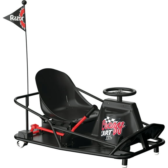 Razor Crazy Cart XL - 36V Electric Drifting Go Kart for 16+, Variable Speed, up to 14 mph