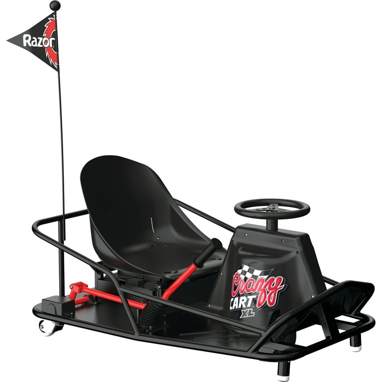 Razor Crazy Cart XL - 36V Electric Drifting Go Kart for 16+, Variable  Speed, up to 14 mph