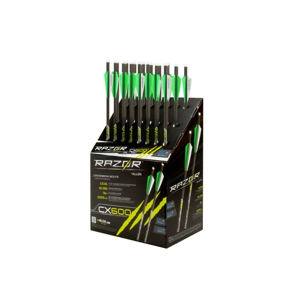 Razor Cx600 20" Entry Level Crossbow Bolts, Multi-Color