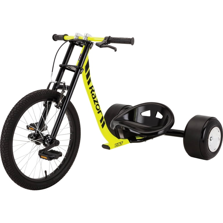 DRIFT TRICKER 電動三輪車 Razor DXT Drift Trike Black/ Yellow- Three Wheeled Drifting Ride