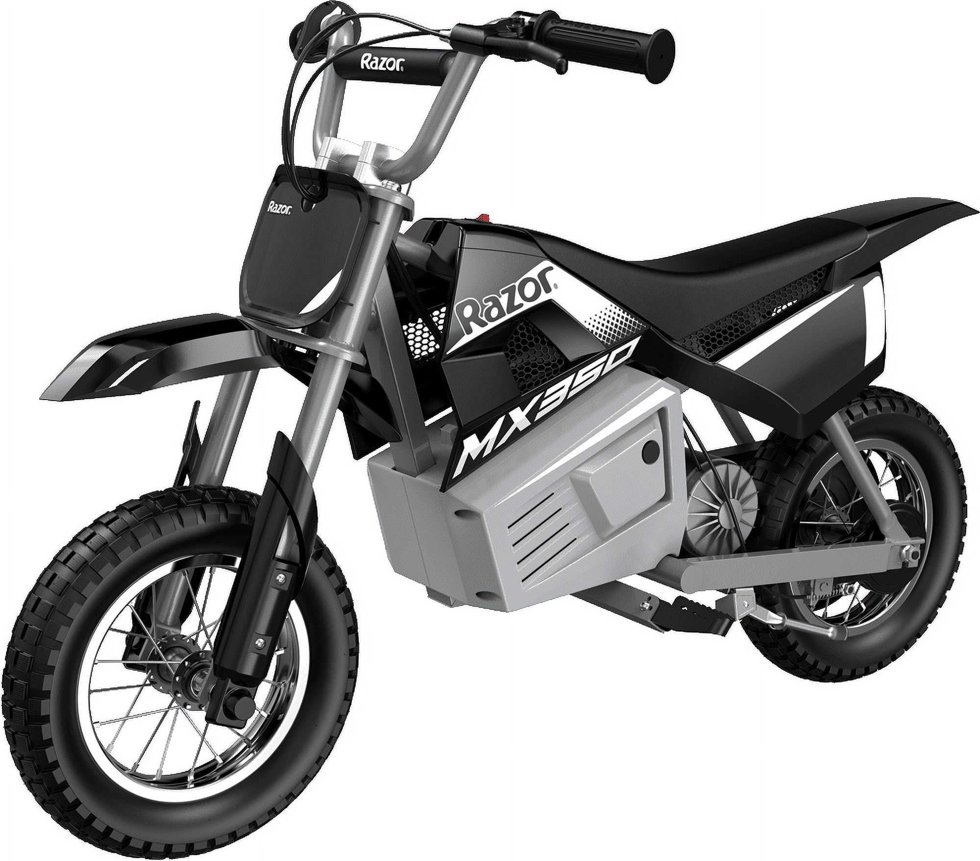 Razor Dirt Rocket MX350 - Black with Decals Included, 24V Electric-Powered Dirt Bike for Kids 13+ - image 1 of 17