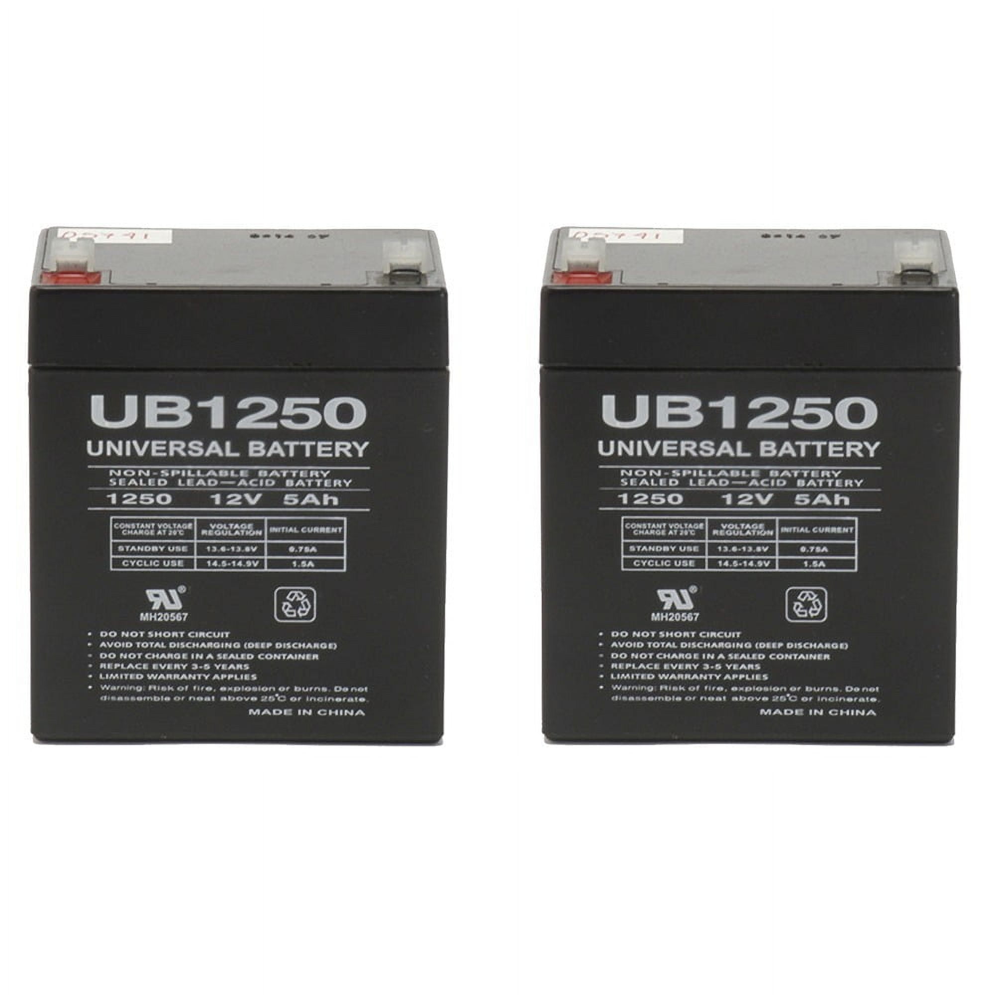 Razor E100 E125 E150 Electric Scooter battery 12V 5AH - Not compatible with Power Core E100 - 2 Pack