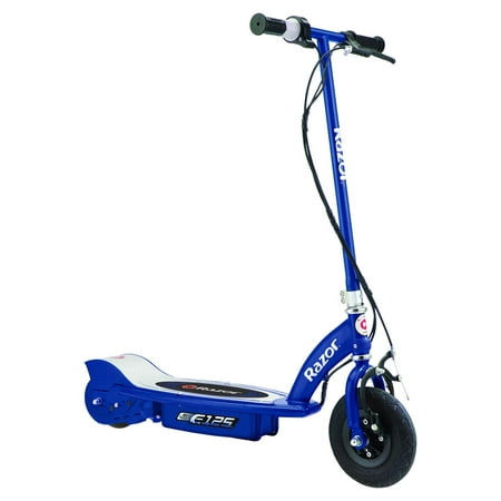 Razor E125 Kids Ride-on 24V Motorize Battery Powered Electric Scooter, Blue