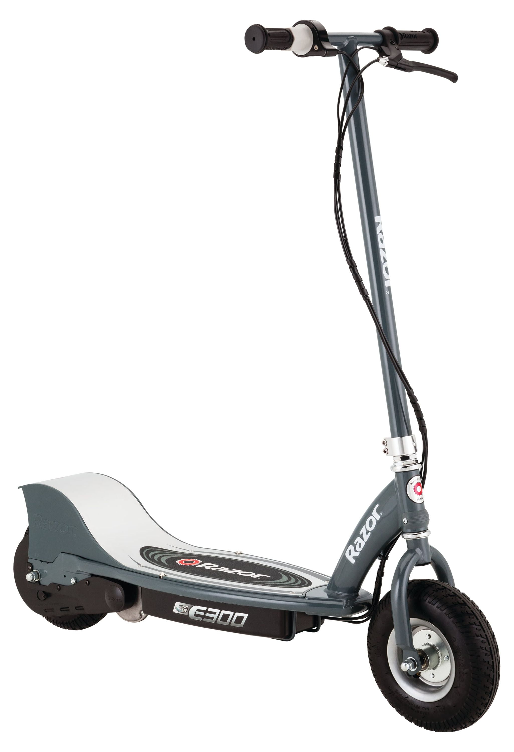 Razor E300S 24V Electric Scooter - Gray, up to 15 mph, for Teen and Adult up to 220 lbs