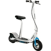 Razor E300S Seated Electric Scooter - White, up to 15 mph, for Teen and Adult and up to 220 lbs