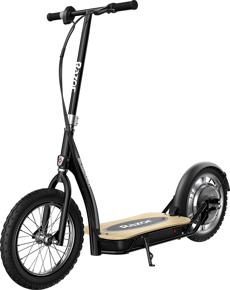 Mitt Inficere søster Razor Eco Smart SUP Electric Scooter - Black, for Ages 16+ and up to 220  lbs, 16" Pneumatic Tires, Wide Deck, 350W Hub Motor, Up to 15.5 mph and  15.5-mile Range, 36V